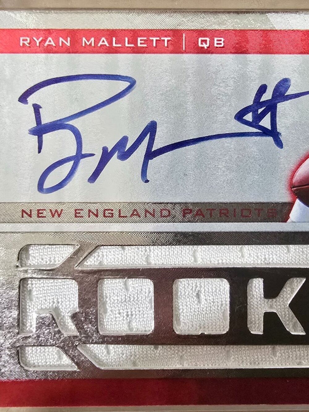 2011 Totally Certified Football Patriots Ryan Mallett Auto Jersey RC #149/200